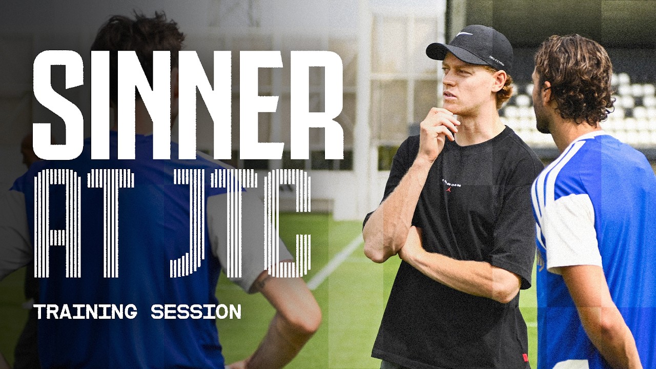 Jannik Sinner visits Juventus training center Jannik-Sinner-visits-Juventus-training-center