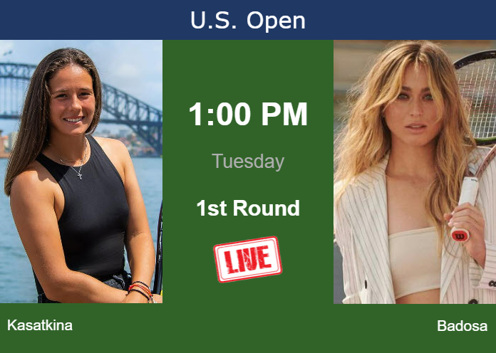 Monday Live Streaming Daria Kasatkina vs Paula Badosa