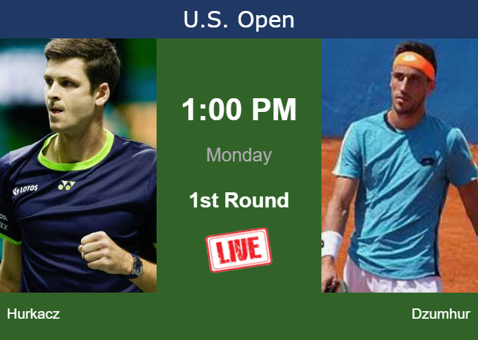Monday Live Streaming Hubert Hurkacz vs Damir Dzumhur