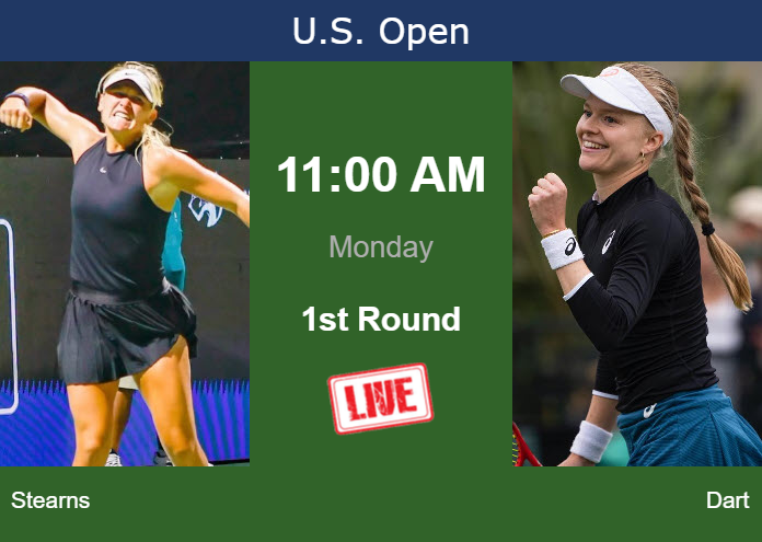 Monday Live Streaming Peyton Stearns vs Harriet Dart