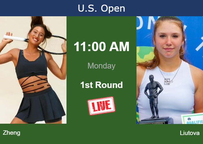 Monday Live Streaming Qinwen Zheng vs Kristina Liutova