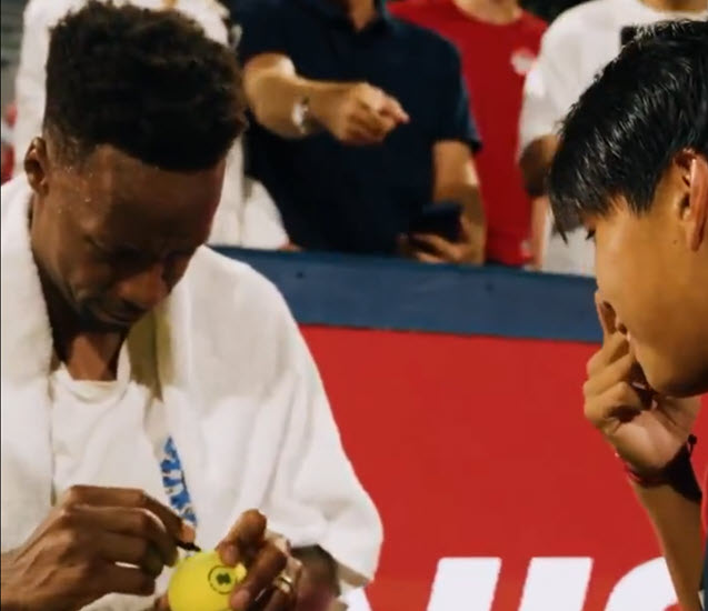 “It was my first autograph request,” Learner Tien goes viral after defeating Gaël Monfils in Toronto Monfils Tien