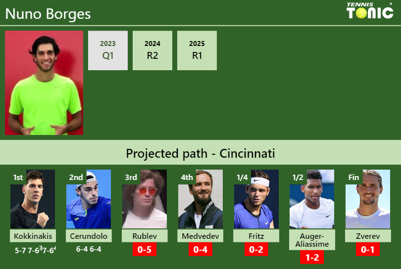 Nuno Borges Stats info