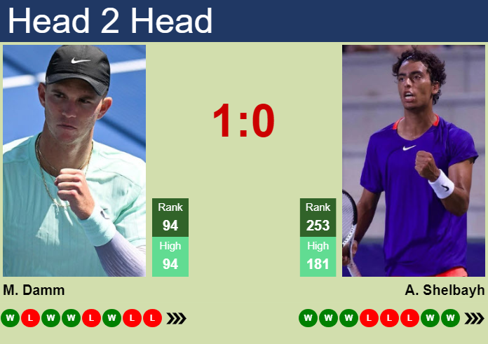 Prediction and head to head Martin Damm vs. Abedallah Shelbayh