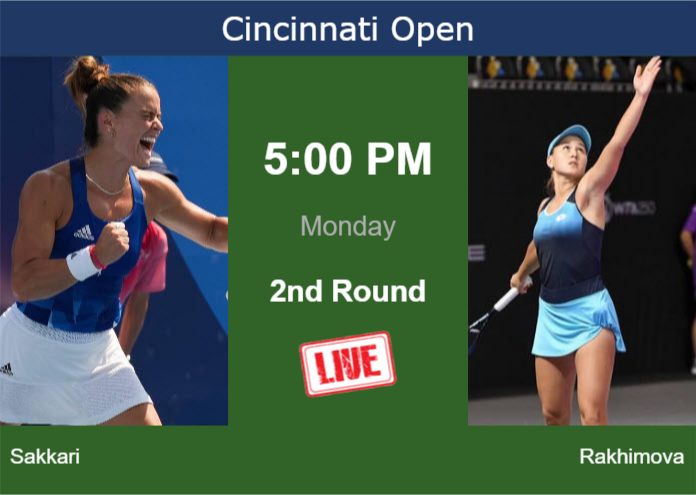 Saturday Live Streaming Maria Sakkari vs Kamilla Rakhimova