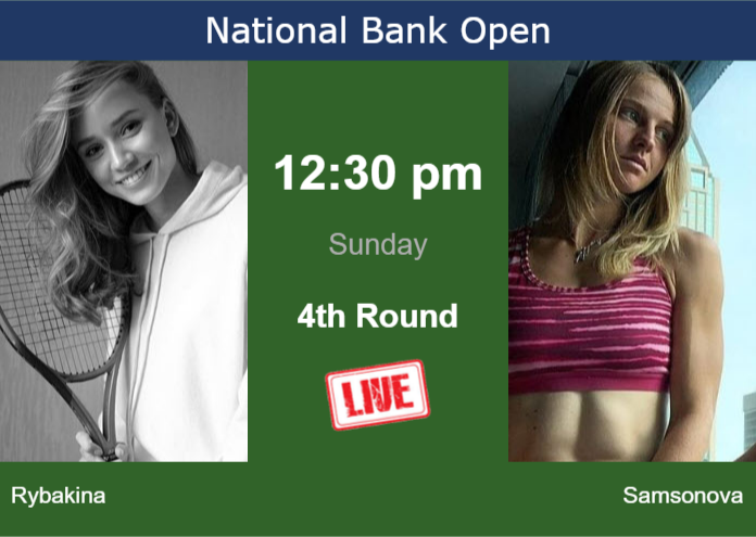 Sunday Live Streaming Elena Rybakina vs Liudmila Samsonova