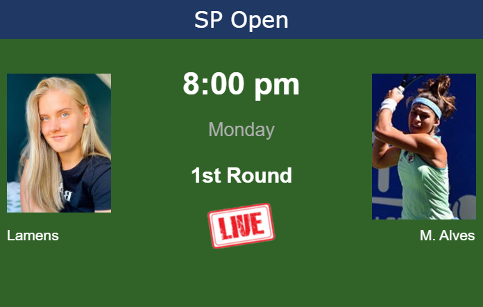 How to watch Lamens vs. M. Alves on live streaming in Sao Paulo on Monday Monday Live Streaming Suzan Lamens vs Carolina Meligeni Alves
