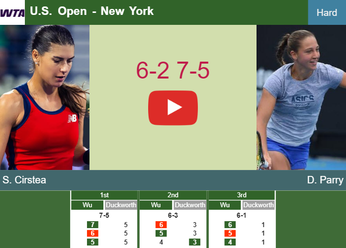 Sorana Cirstea conquers Parry in the 2nd round to collide vs Paolini at the U.S. Open. HIGHLIGHTS – U.S. OPEN RESULTS Prediction-and-head-to-head-Sorana-Cirstea-vs-Diane-Parry