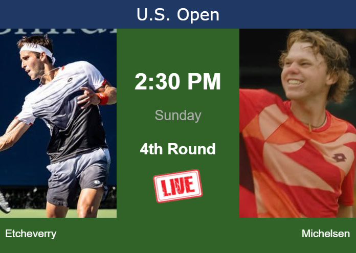 How to watch Etcheverry vs. Michelsen on live streaming at the U.S. Open on Sunday Saturday Live Streaming Tomas Martin Etcheverry vs Alex Michelsen