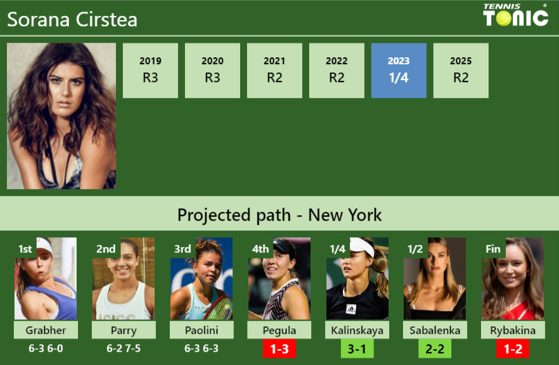 Sorana Cirstea Stats info