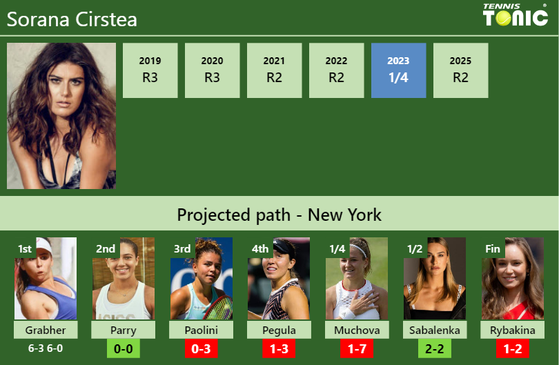 Sorana Cirstea Stats info