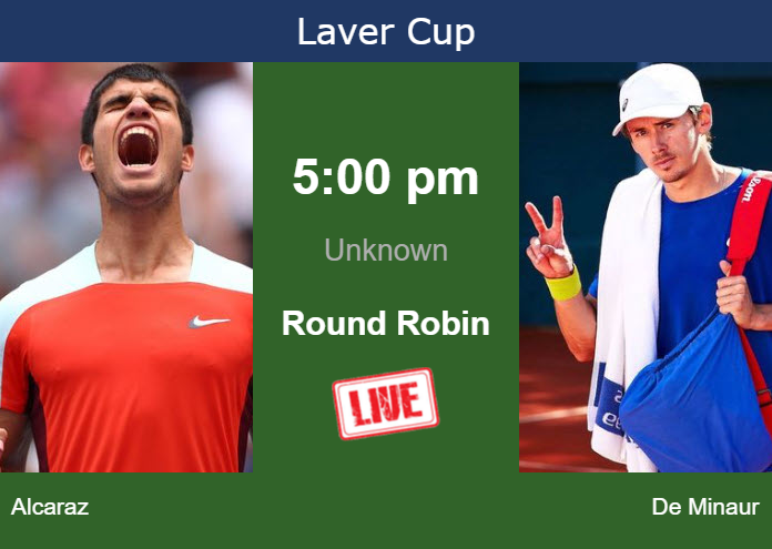 How to watch Alcaraz vs. De Minaur on live streaming in London on Unknown Sunday Live Streaming Carlos Alcaraz vs Alex De Minaur