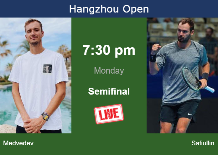 Sunday Live Streaming Daniil Medvedev vs Roman Safiullin