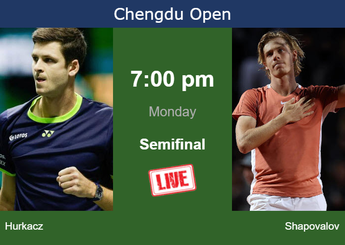 Sunday Live Streaming Hubert Hurkacz vs Denis Shapovalov