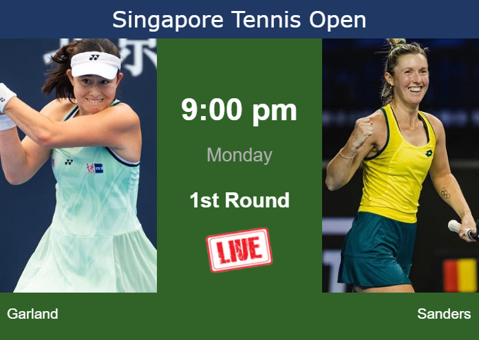 How to watch Garland vs. Sanders on live streaming in Singapore on Monday Sunday Live Streaming Joanna Garland vs Storm Hunter