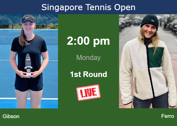 Sunday Live Streaming Talia Gibson Vs Fiona Ferro Sunday Live Streaming Talia Gibson vs Fiona Ferro