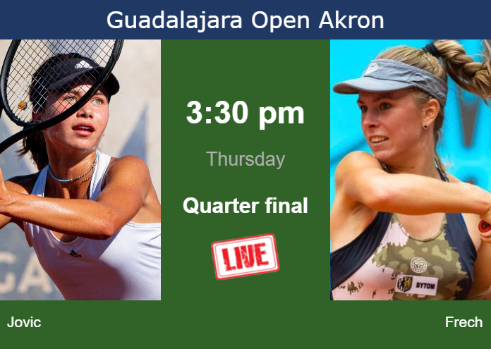 Thursday Live Streaming Iva Jovic vs Magdalena Frech