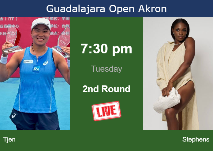 Tuesday Live Streaming Janice Tjen vs Sloane Stephens