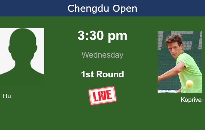 How to watch Hu vs. Kopriva on live streaming in Chengdu on Wednesday Tuesday Live Streaming Jia Hu vs Vit Kopriva