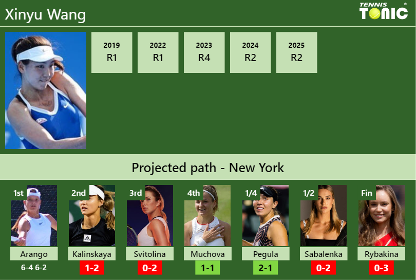 Xinyu Wang Stats info