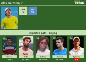 Alex De Minaur Stats info