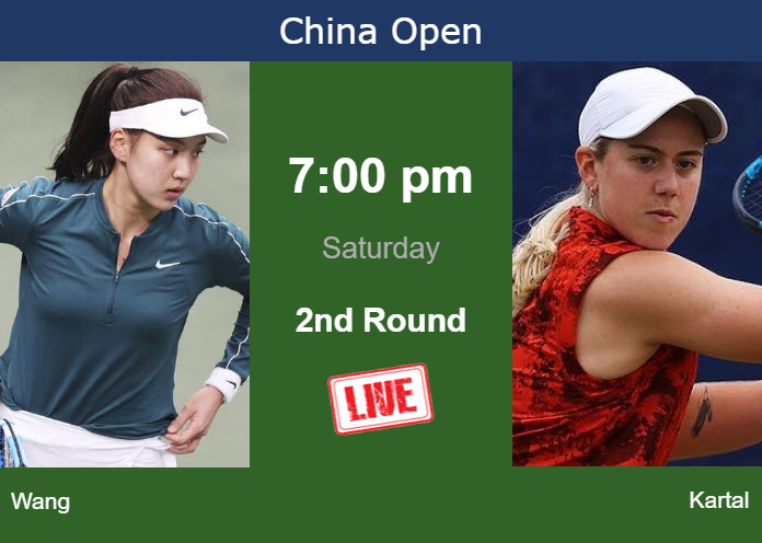Friday Live Streaming Xinyu Wang vs Sonay Kartal