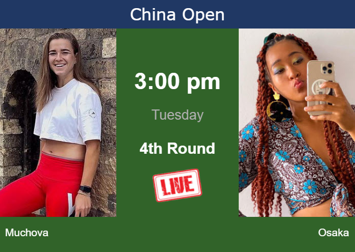 Monday Live Streaming Karolina Muchova vs Naomi Osaka