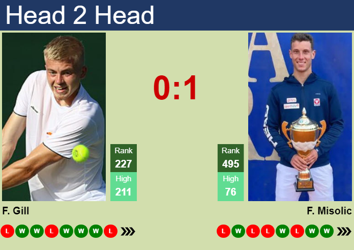 Prediction And Head To Head Felix Gill Vs. Filip Misolic 2dplm3rsjf Prediction and head to head Felix Gill vs. Filip Misolic