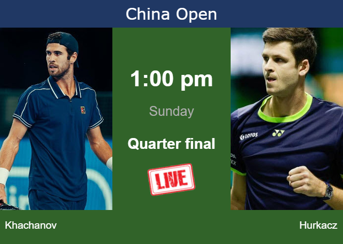 How to watch Khachanov vs. Hurkacz on live streaming in Beijing on Sunday Saturday Live Streaming Karen Khachanov vs Hubert Hurkacz