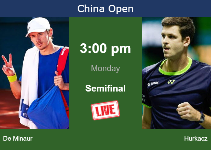 Sunday Live Streaming Alex De Minaur vs Hubert Hurkacz