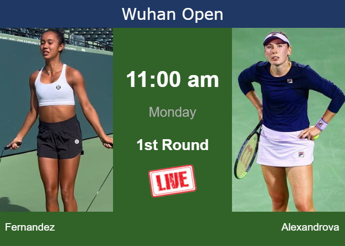Sunday Live Streaming Leylah Annie Fernandez Vs Ekaterina Alexandrova Sunday Live Streaming Leylah Annie Fernandez vs Ekaterina Alexandrova