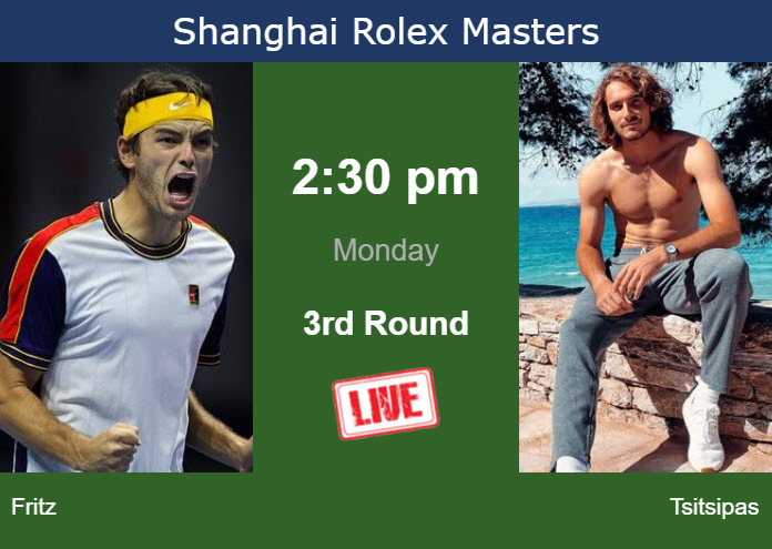 Sunday Live Streaming Taylor Fritz Vs Stefanos Tsitsipas Sunday Live Streaming Taylor Fritz vs Stefanos Tsitsipas