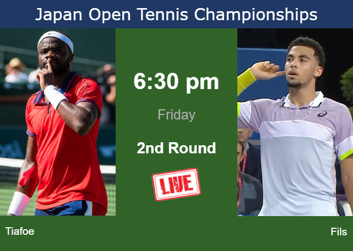 Thursday Live Streaming Frances Tiafoe vs Arthur Fils