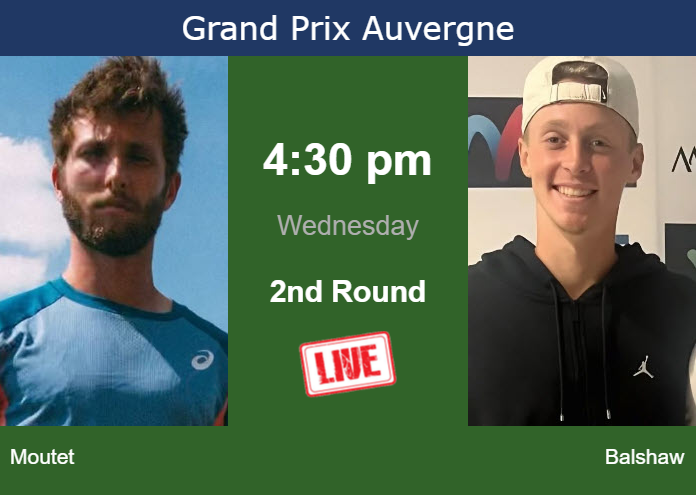 Tuesday Live Streaming Corentin Moutet Vs Felix Balshaw Tuesday Live Streaming Corentin Moutet vs Felix Balshaw