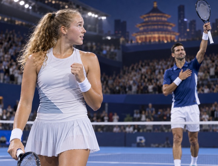 Why Mirra Andreeva Finds Novak Djokovic So Motivating In Beijing
