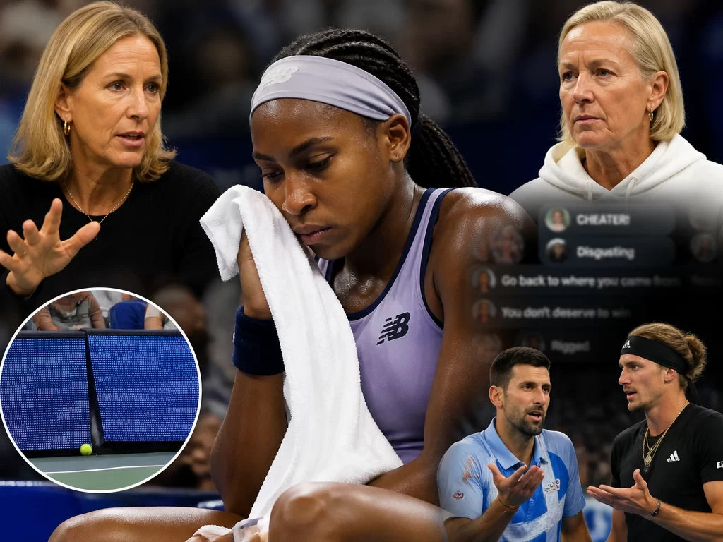 Chris Evert and Martina Navratilova back Coco Gauff following China Open incident