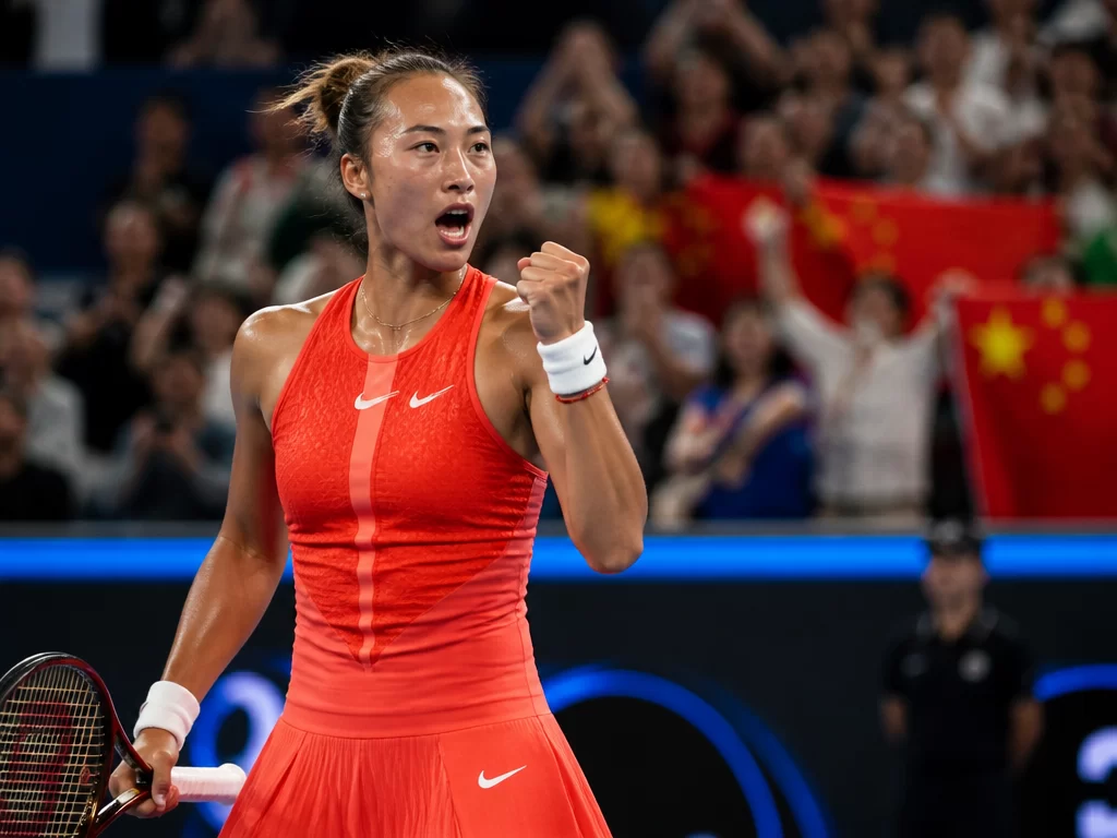 Zheng Qinwen defeats Elise Mertens to reach historic China Open final Zheng Qinwen defeats Elise Mertens to reach historic China Open final