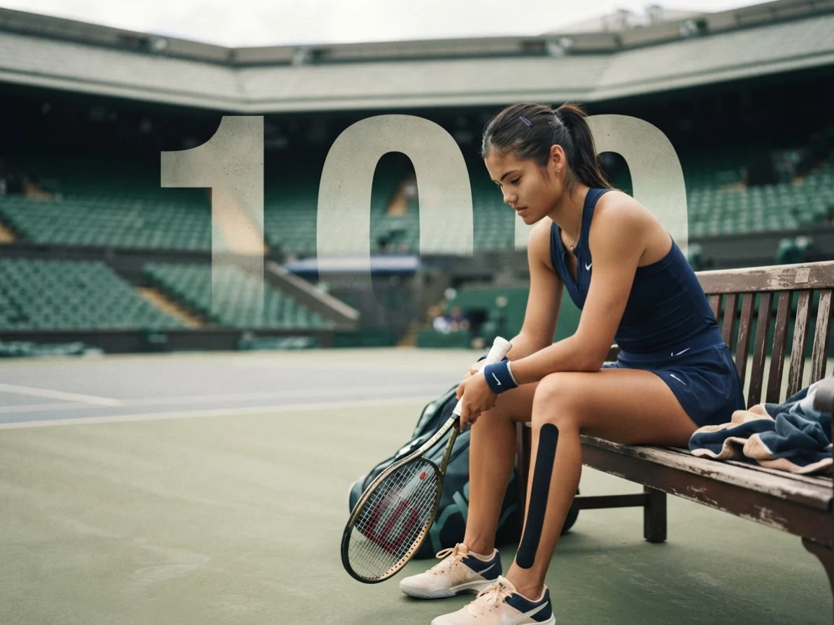 Emma Raducanu drops out of top 100 following stress fracture layoff