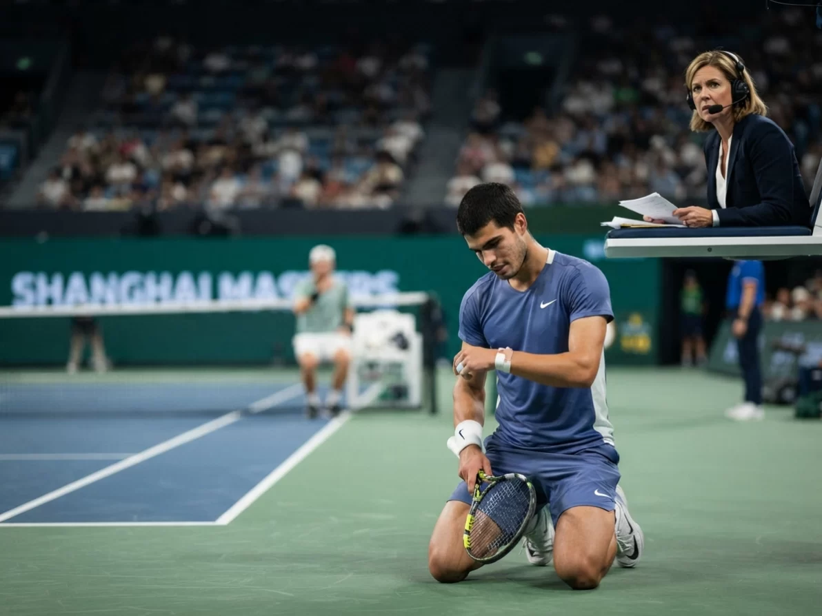 Rennae Stubbs highlights Carlos Alcaraz serving concerns following Shanghai Masters defeat Rennae Stubbs highlights Carlos Alcaraz serving concerns following Shanghai Masters defeat