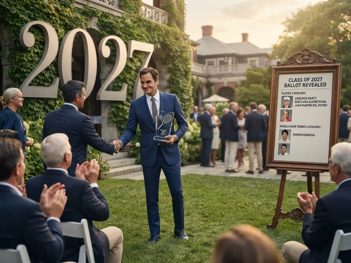 Roger Federer enters Hall of Fame as Class of 2027 ballot is revealed Roger Federer enters Hall of Fame as Class of 2027 ballot is revealed