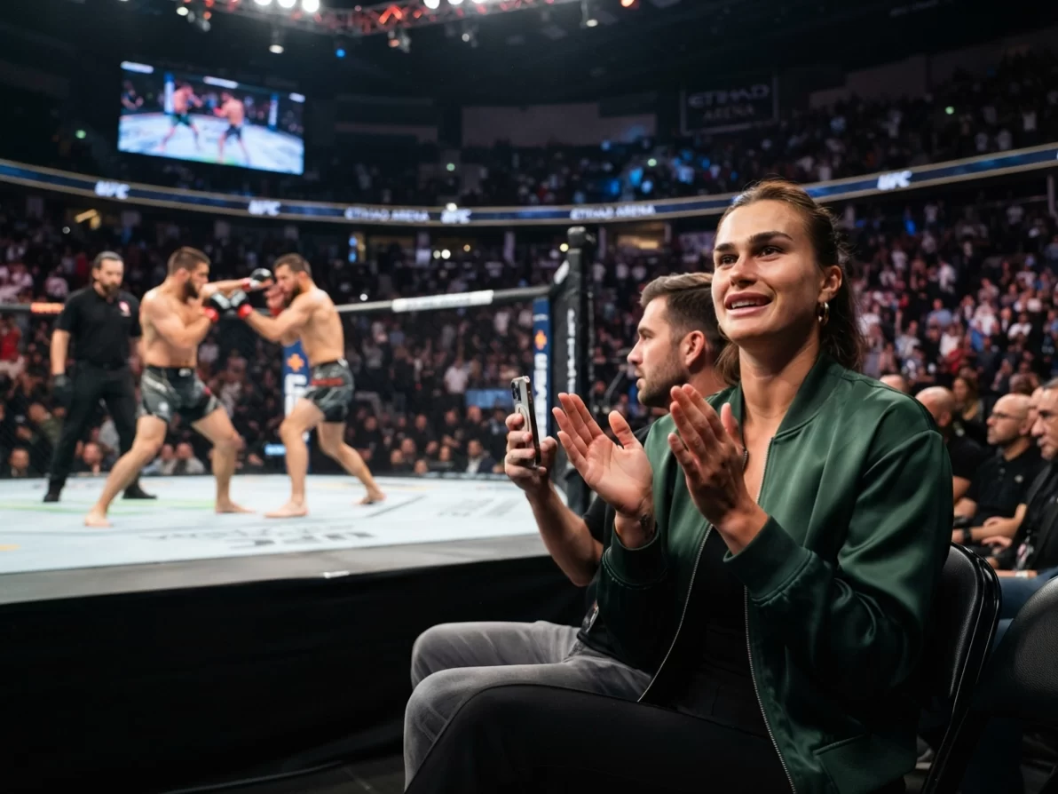 Aryna Sabalenka visits Abu Dhabi for UFC action ahead of WTA Finals Aryna Sabalenka visits Abu Dhabi for UFC action ahead of WTA Finals