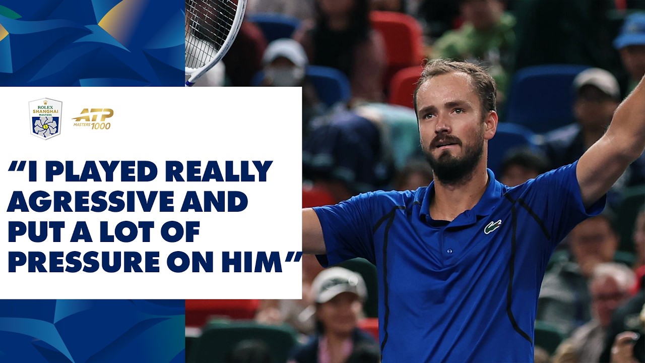 Daniil Medvedev sweeps Stefanos Tsitsipas in Shanghai fourth round Daniil Medvedev sweeps Stefanos Tsitsipas in Shanghai fourth round
